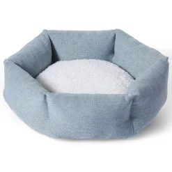 Hexagon Blue Cuddler Bed