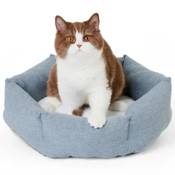 Hexagon Blue Cuddler Bed