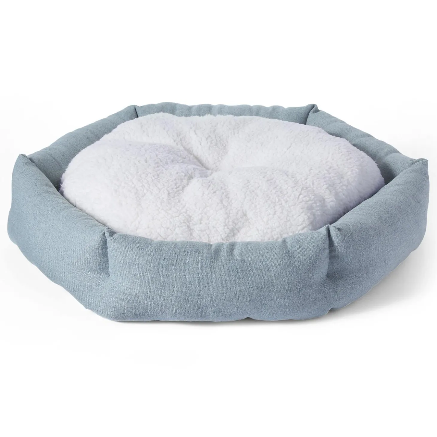 Hexagon Cuddler Blue Bed