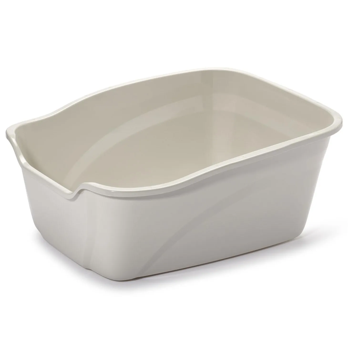 High Side Beige Litter Pan