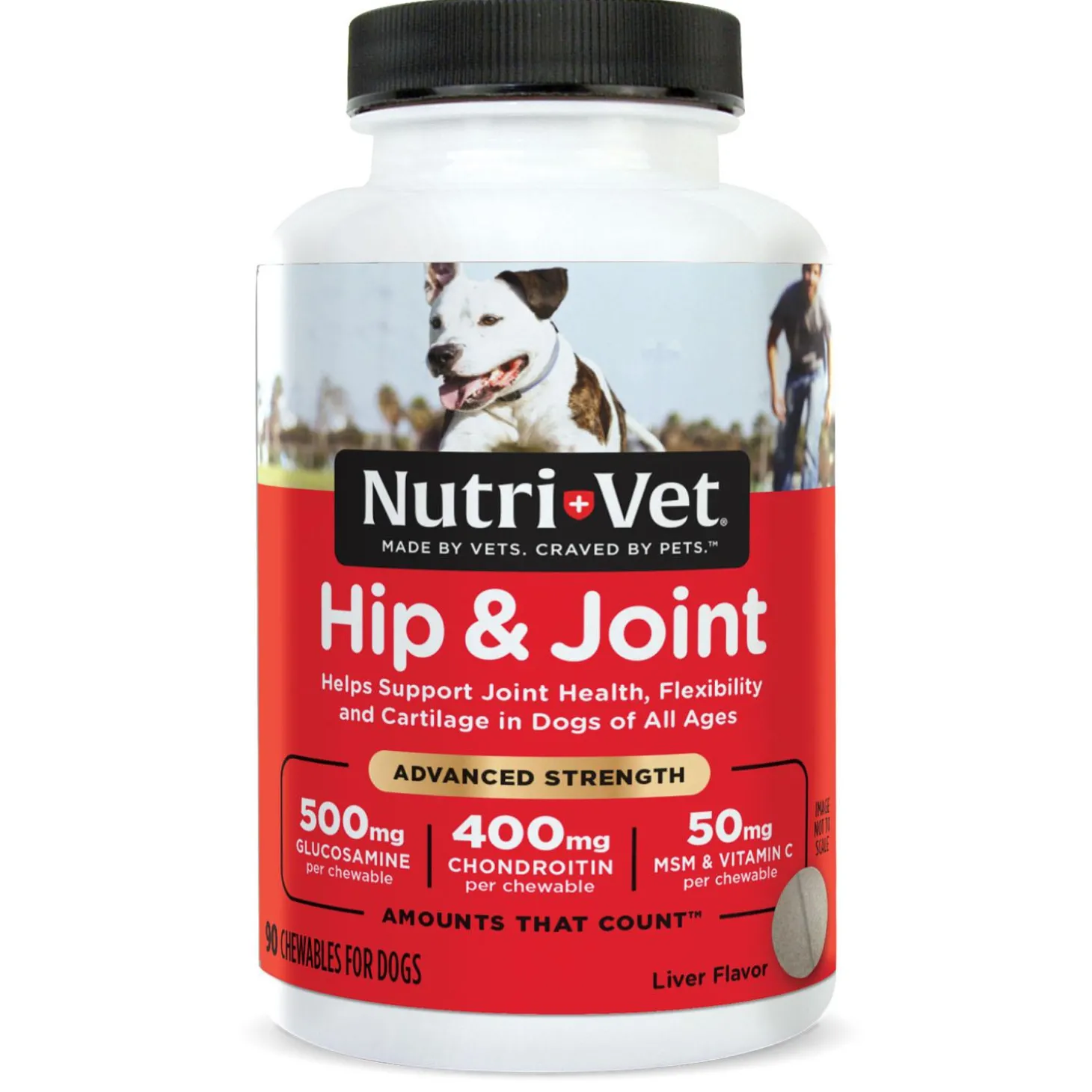Hip & Joint Advanced Strength Liver Flavoured Dog Supplements