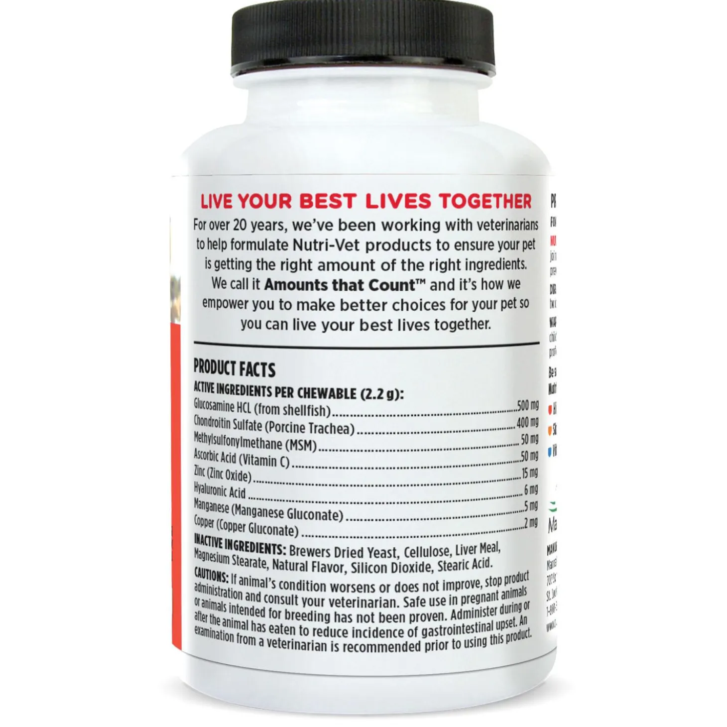 Hip & Joint Advanced Strength Liver Flavoured Dog Supplements