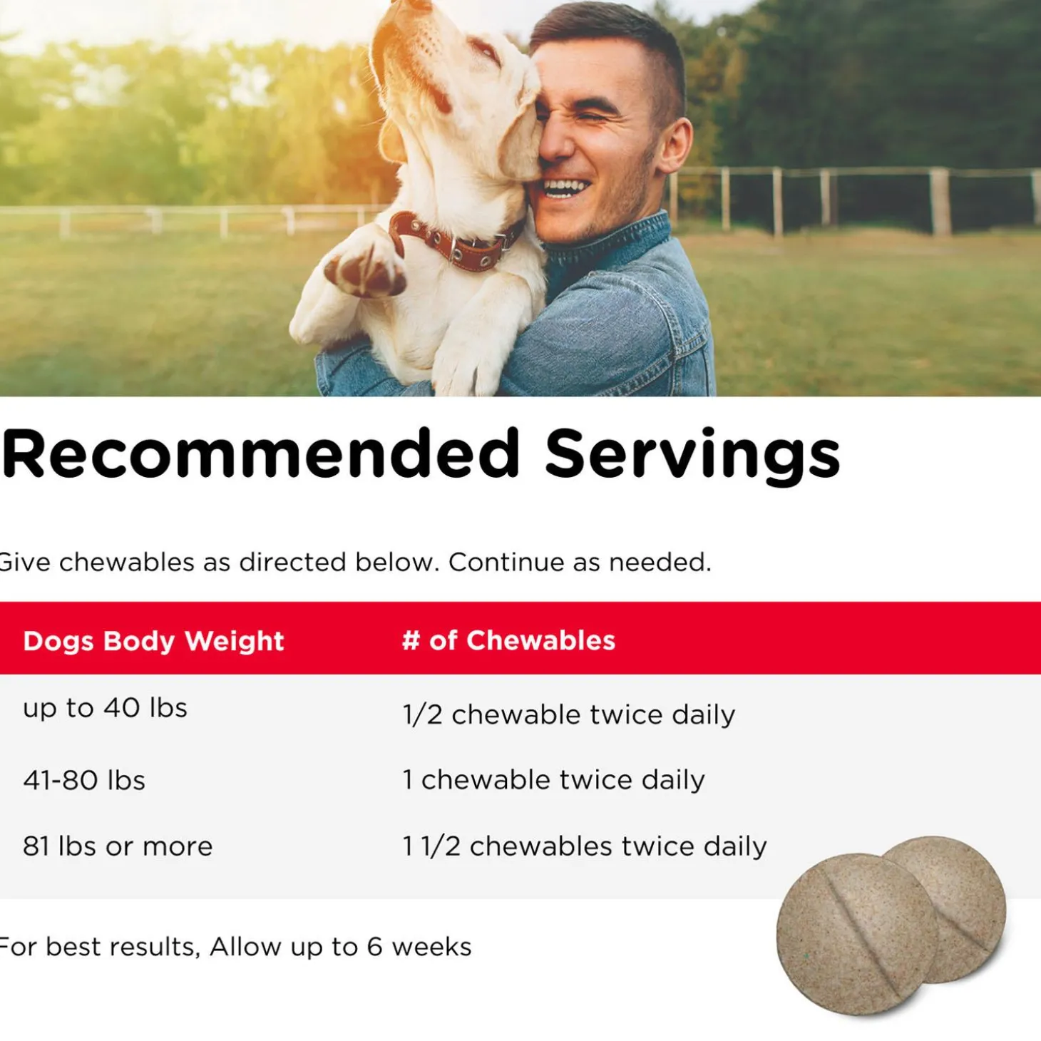 Hip & Joint Advanced Strength Liver Flavoured Dog Supplements