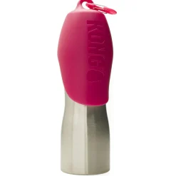 H2O Pink Water Bottle and Travel Bowl