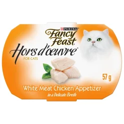Hors d'Oeuvre White Meat Chicken Appetizer Cat Food Topper