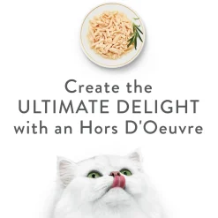 Hors d'Oeuvre White Meat Chicken Appetizer Cat Food Topper