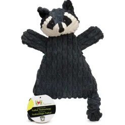 HuggleFlatties Reggie Raccoon Dog Toy