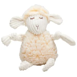 HuggleFleece FlufferKnottie Louise the Lamb Dog Toy