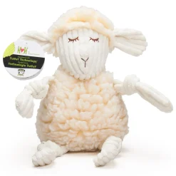 HuggleFleece FlufferKnottie Louise the Lamb Dog Toy