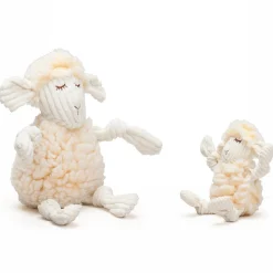 HuggleFleece FlufferKnottie Louise the Lamb Dog Toy