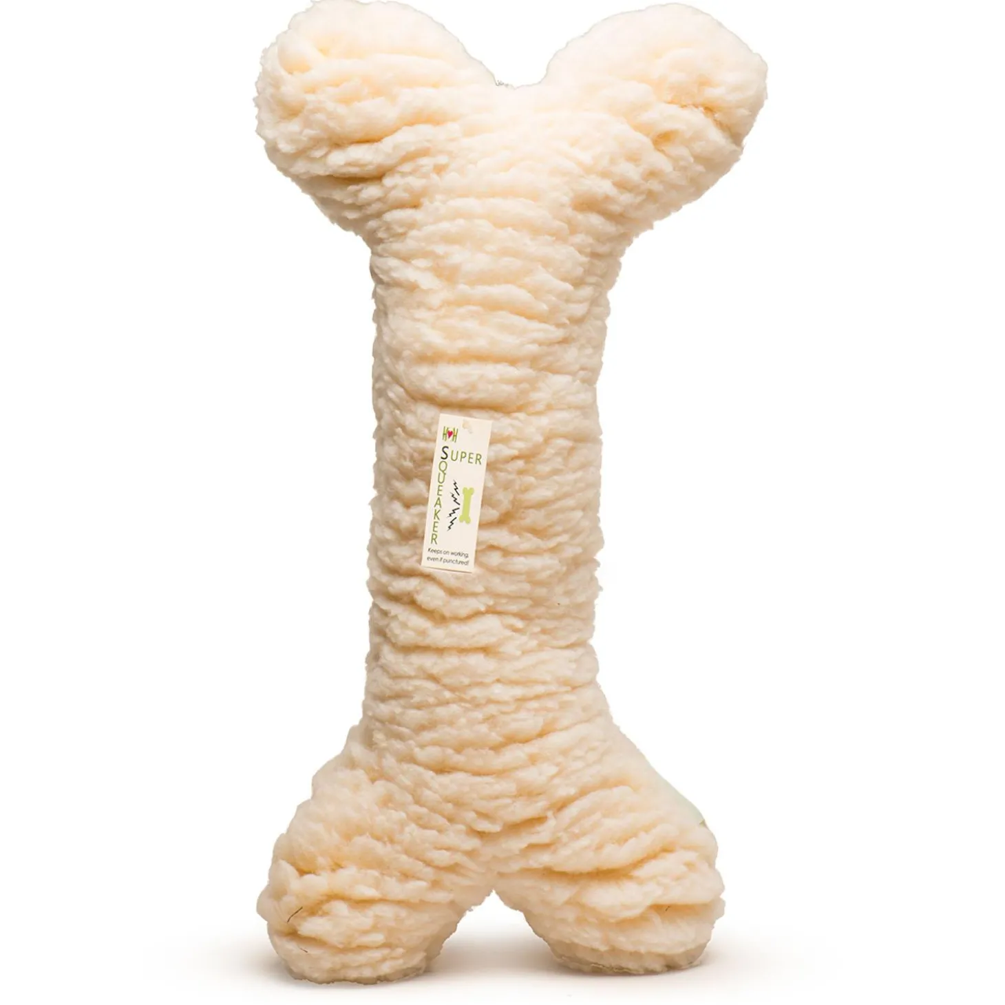 HuggleFleece Plush Bone Dog Toy