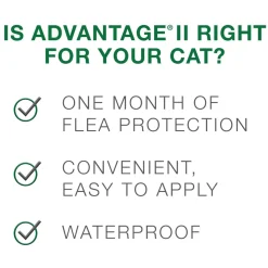 II Topical Large Cat Flea Treatment