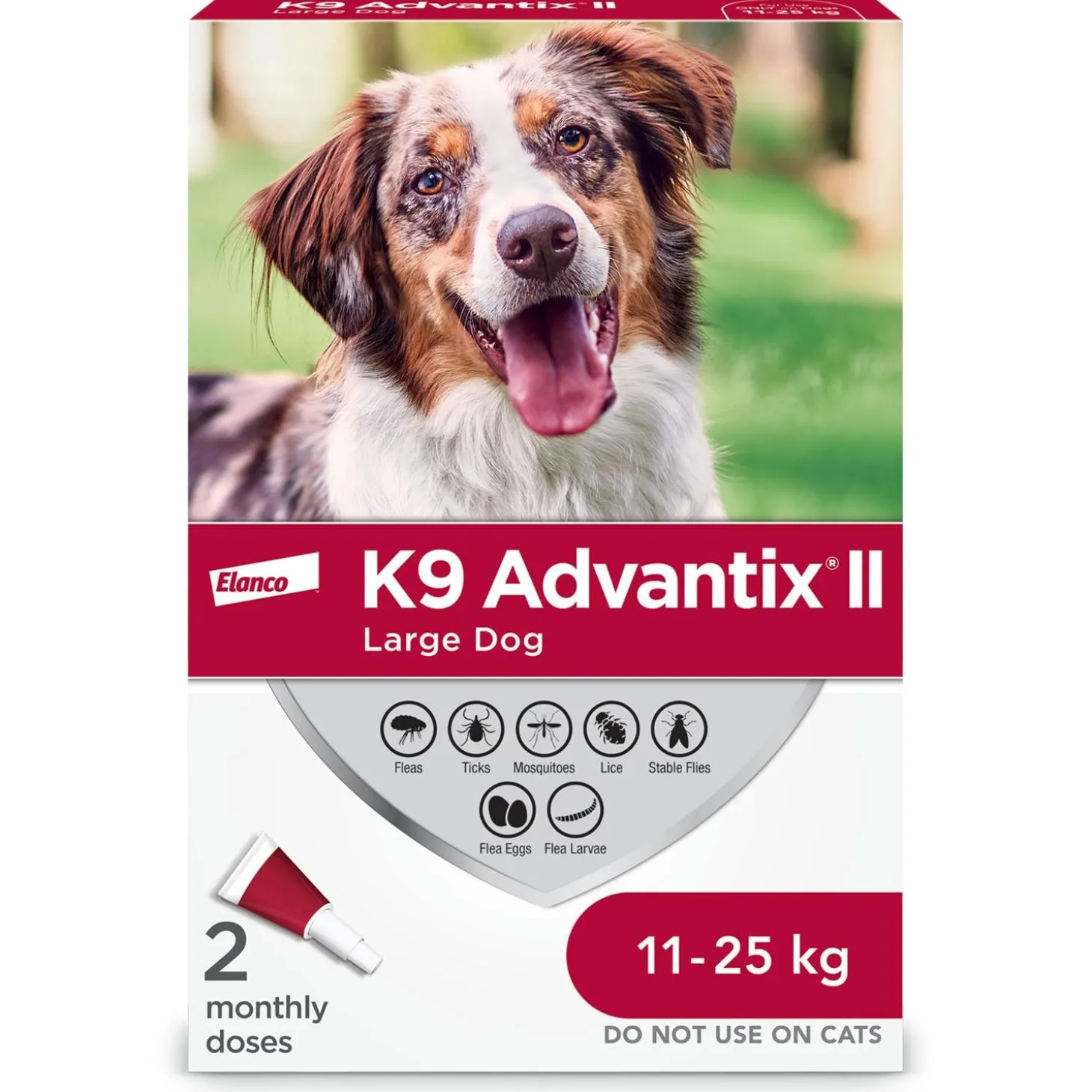 II Topical Large Dog Flea & Tick Treatment
