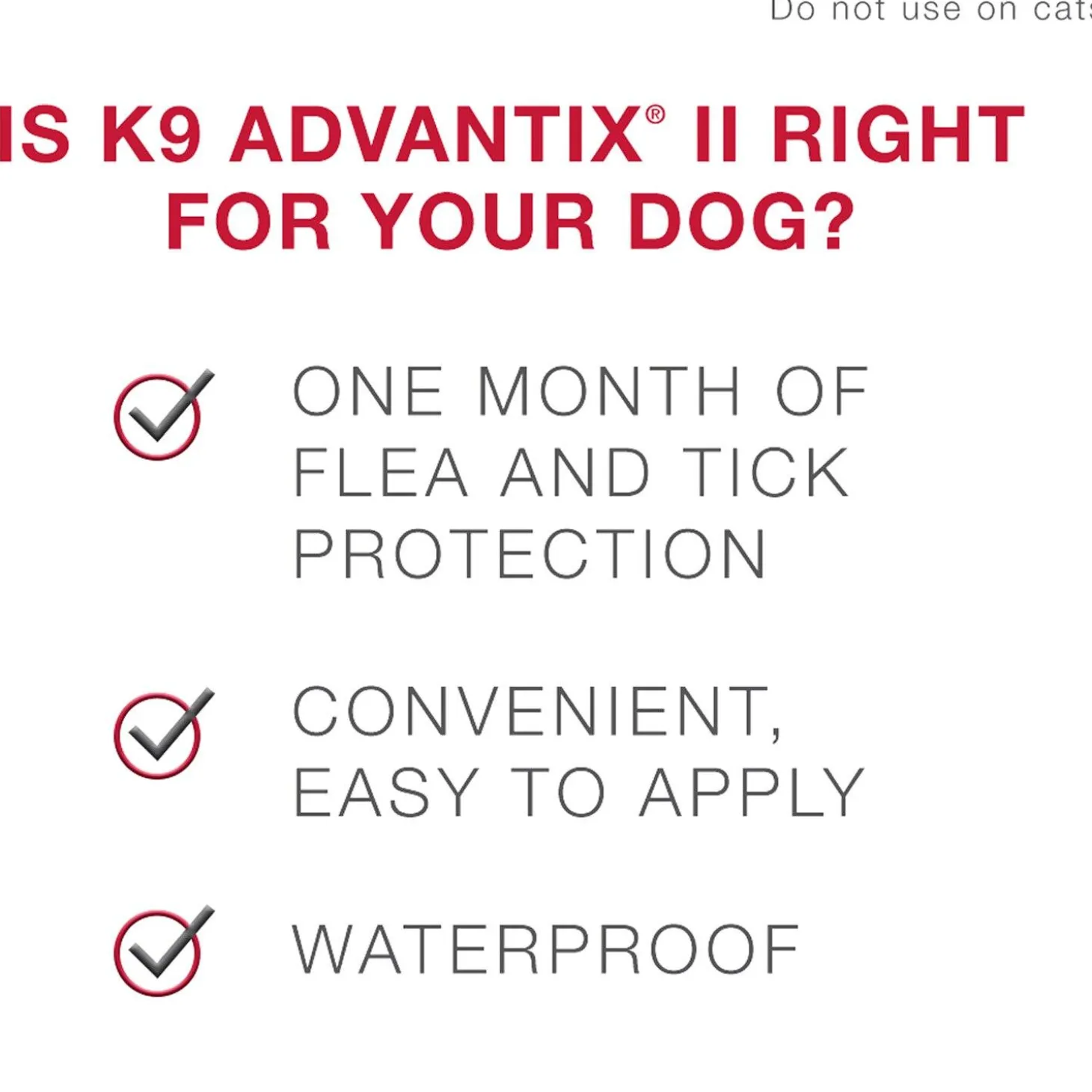 II Topical Large Dog Flea & Tick Treatment