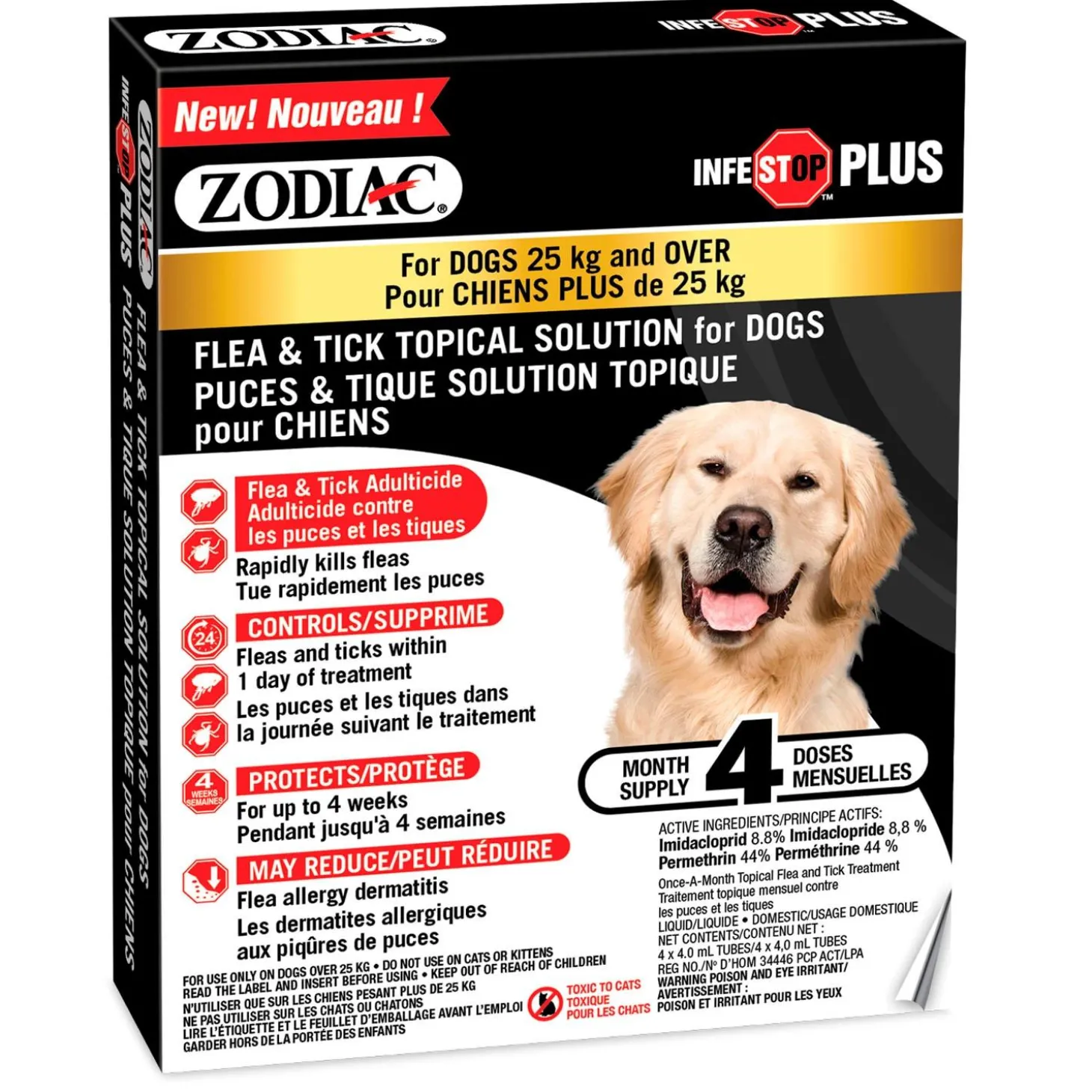 Infestop Plus Flea & Tick Topical Solution for Dogs Over 25kg