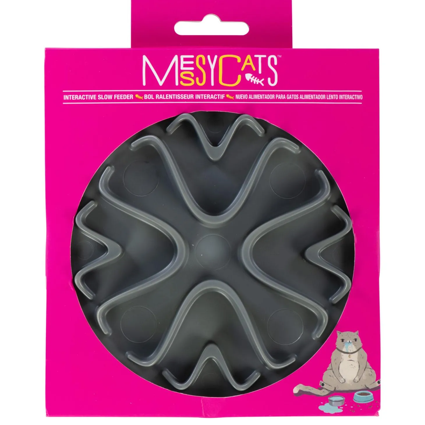Interactive Grey Slow Feeder