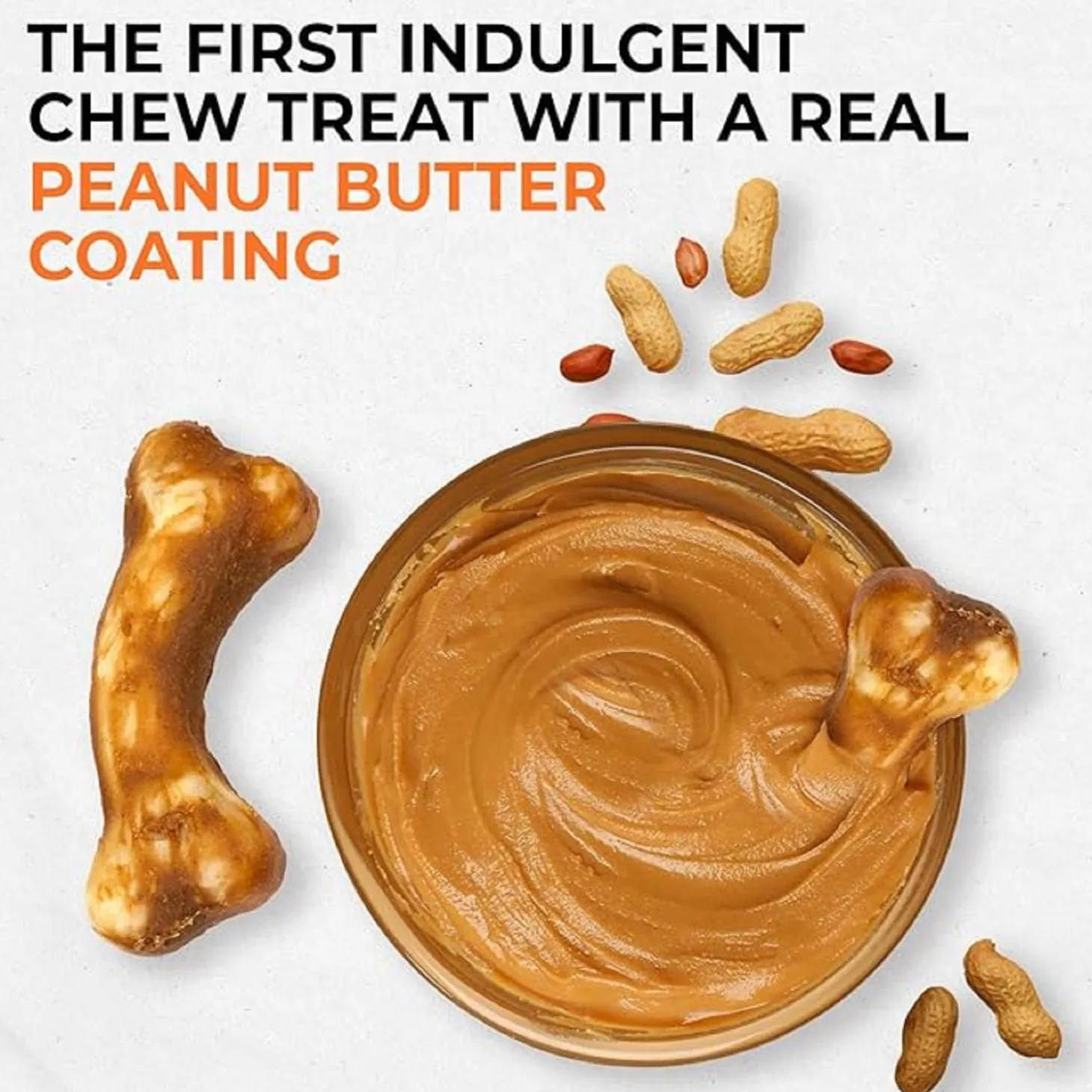 IrresistiBones Peanut Butter Flavour Dog Treats