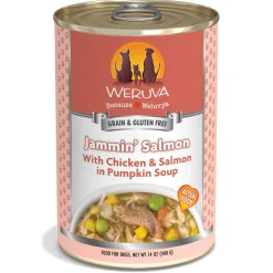 Jammin' Salmon with Chicken & Salmon in Pumpkin Soup Dog Food