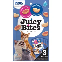 Juicy Bites Tuna & Chicken Flavour Cat Treats