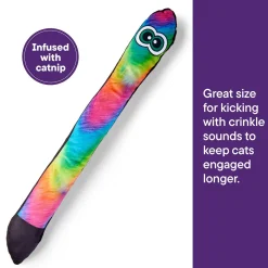 Jumbo Caterpillar Kicker Cat Toy