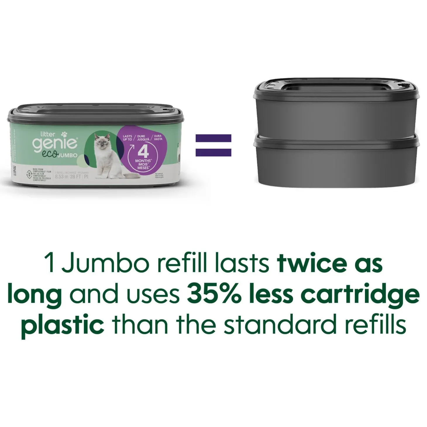 Jumbo Eco Compostable Refill Bags