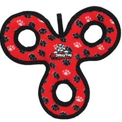 Junior 3Way Tug Red Paw Print