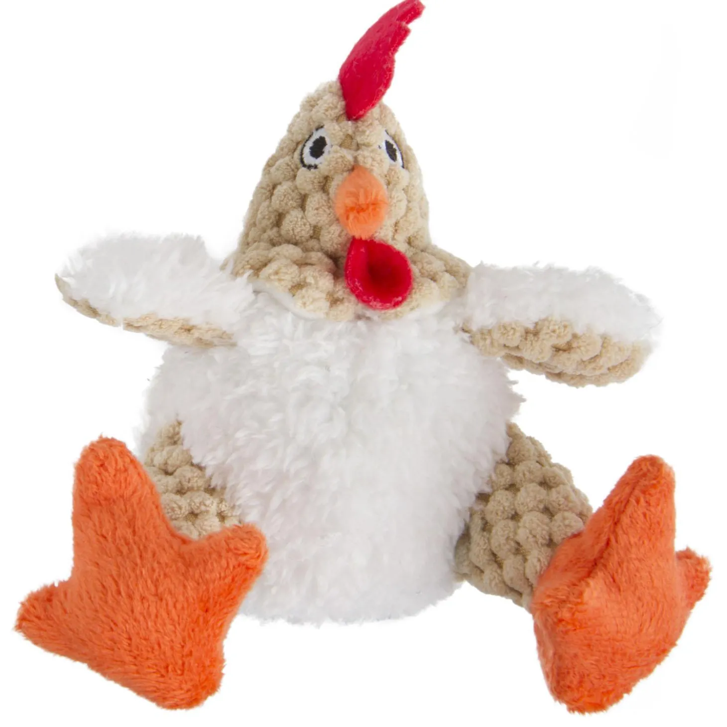 Just For Me White Rooster Dog Toy