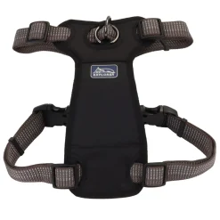 K9 Explorer Brights Reflective Front-Connect Dog Harness Grey