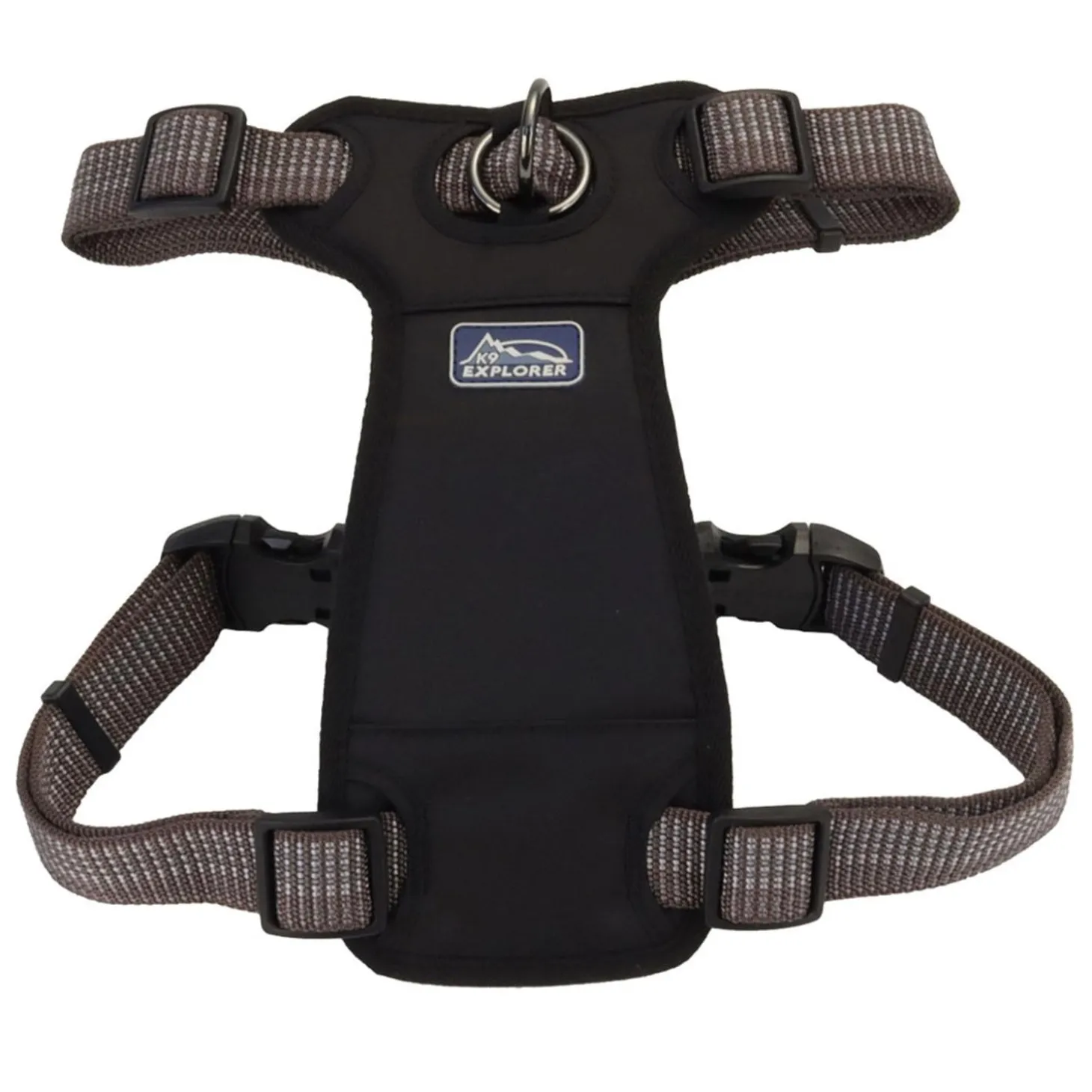 K9 Explorer Brights Reflective Front-Connect Dog Harness Grey
