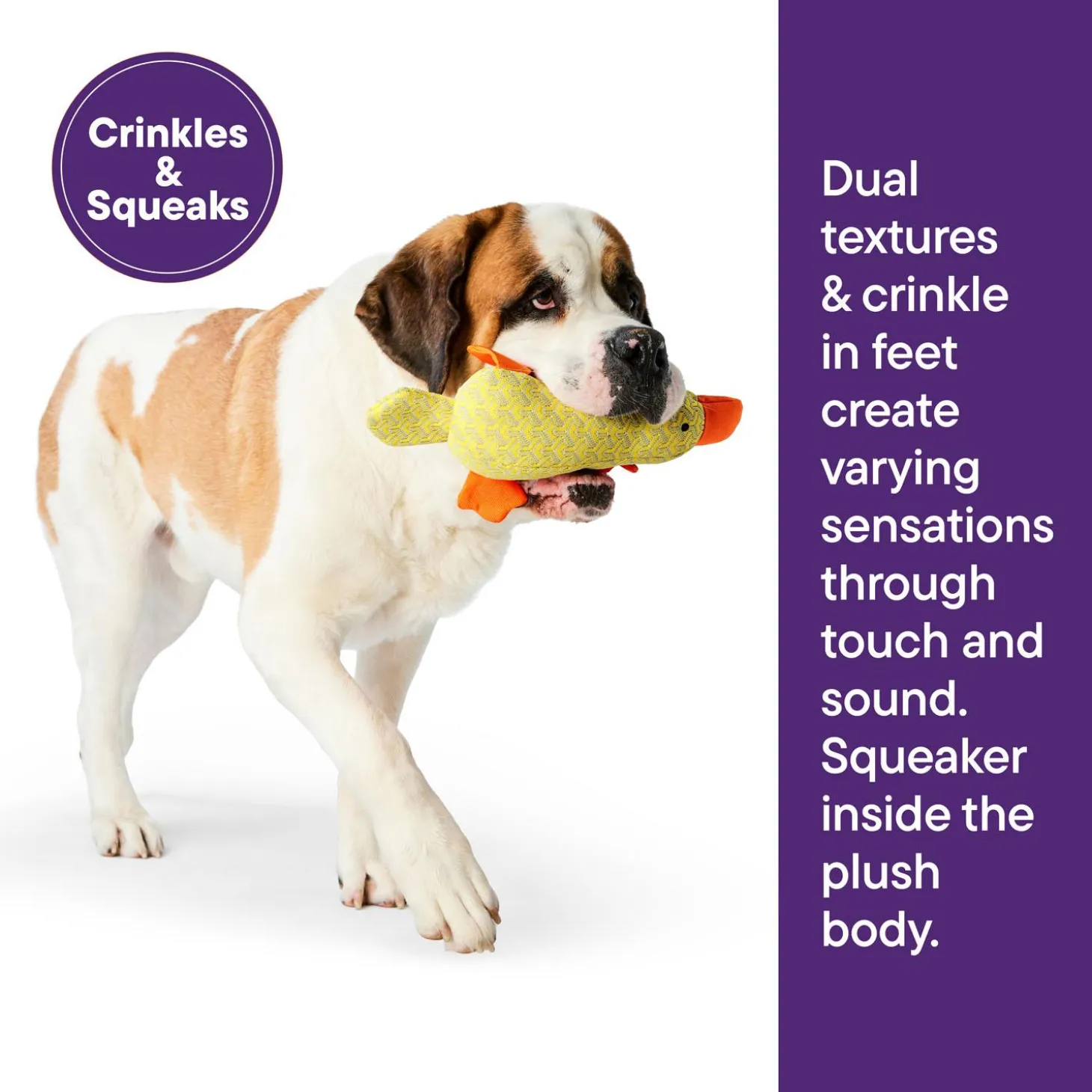 Knit Tuff Platypus Dog Toy