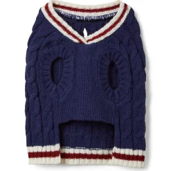 Lacrosse Knit Navy Sweater