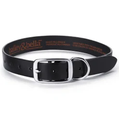 Leather Black Dog Collar
