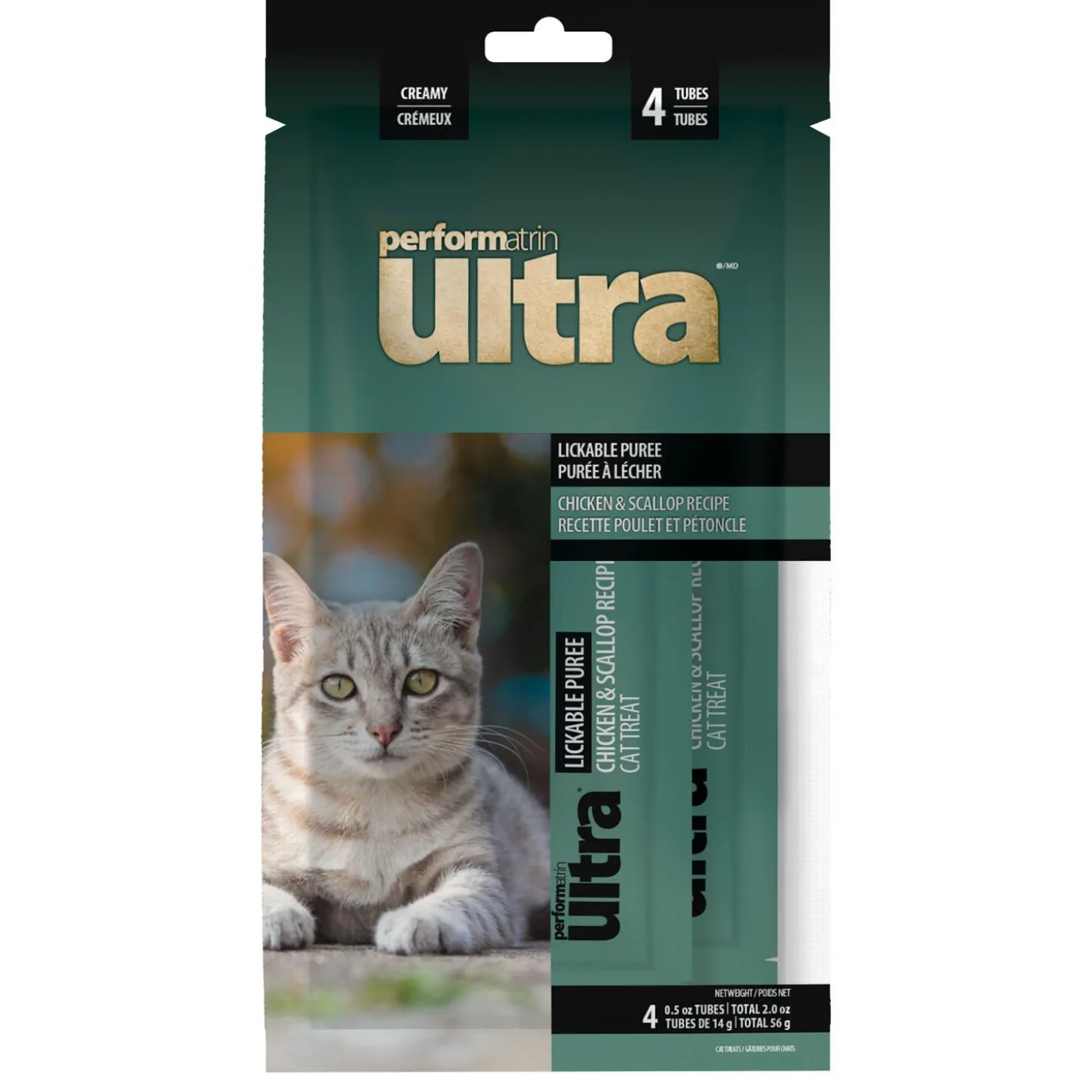 Lickable Chicken & Scallop Puree Cat Treats