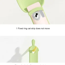 Lickable Treat Dispenser Green Feeding Spoon