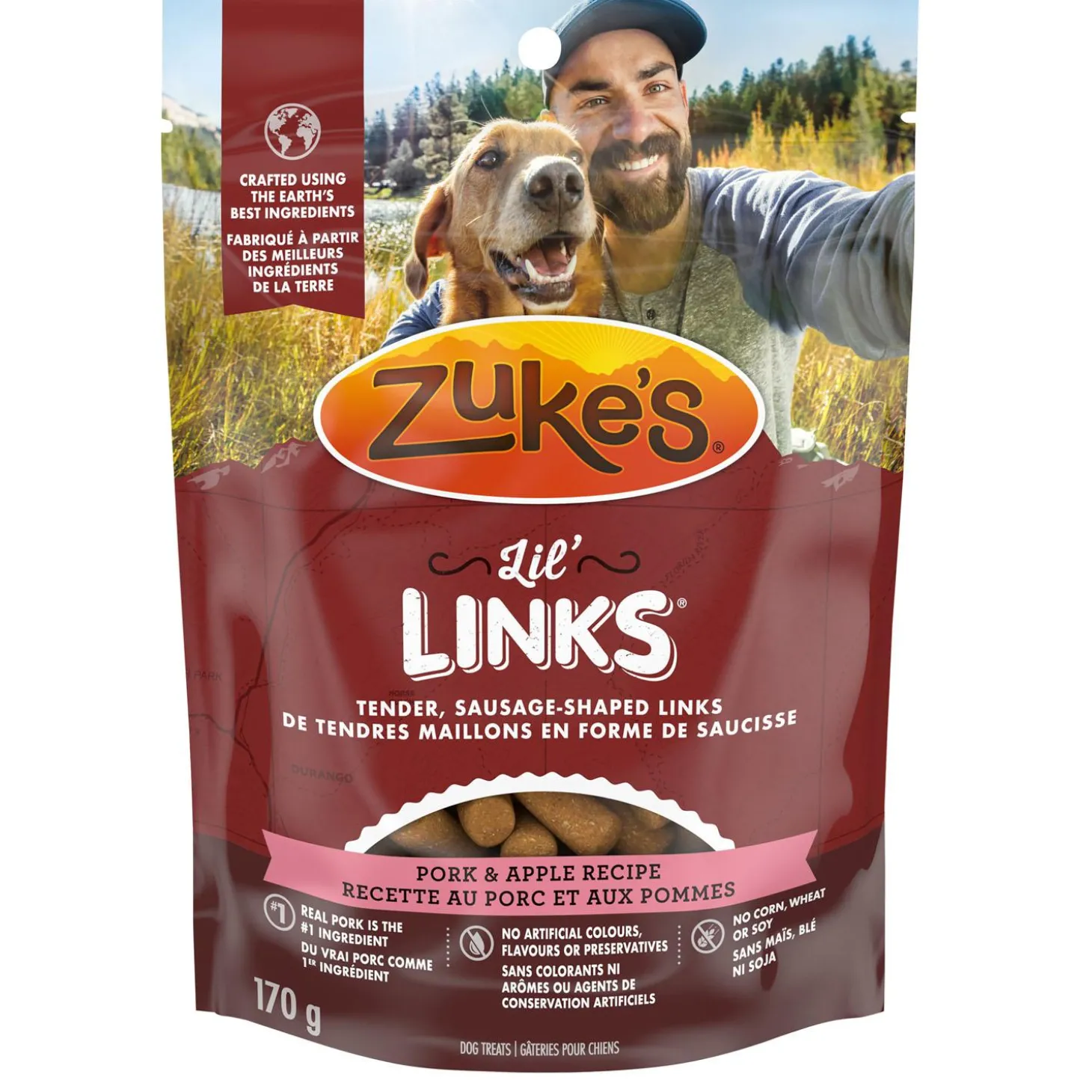 Lil' Links Pork & Apple Recipe Dog Treats