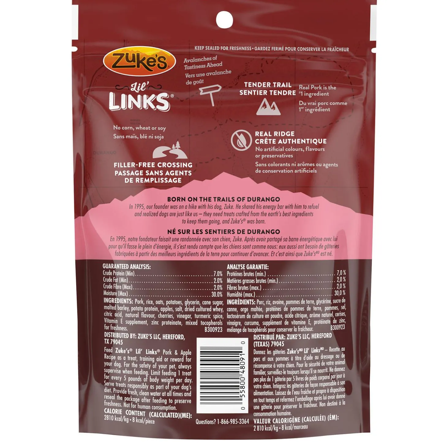 Lil' Links Pork & Apple Recipe Dog Treats