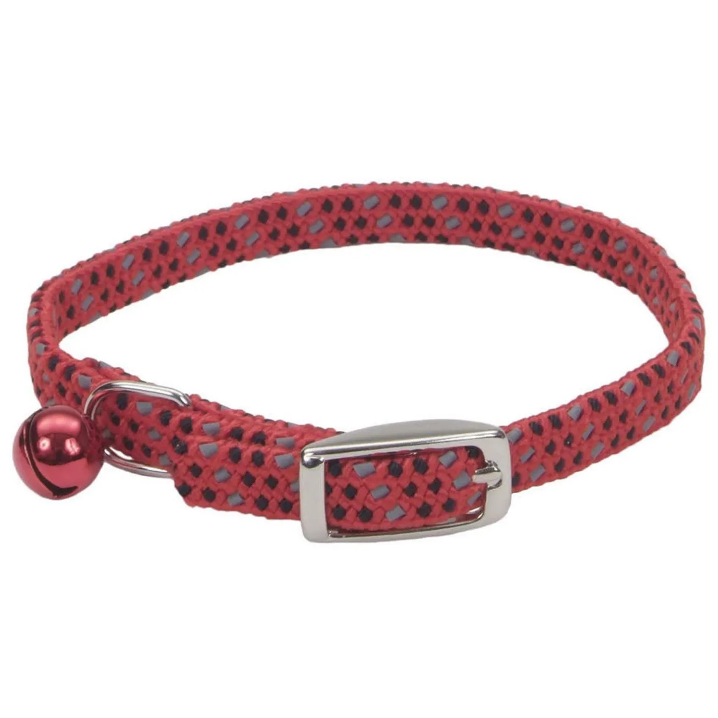 Lil Pals Elasticized Safety Red Kitten Cat Collar