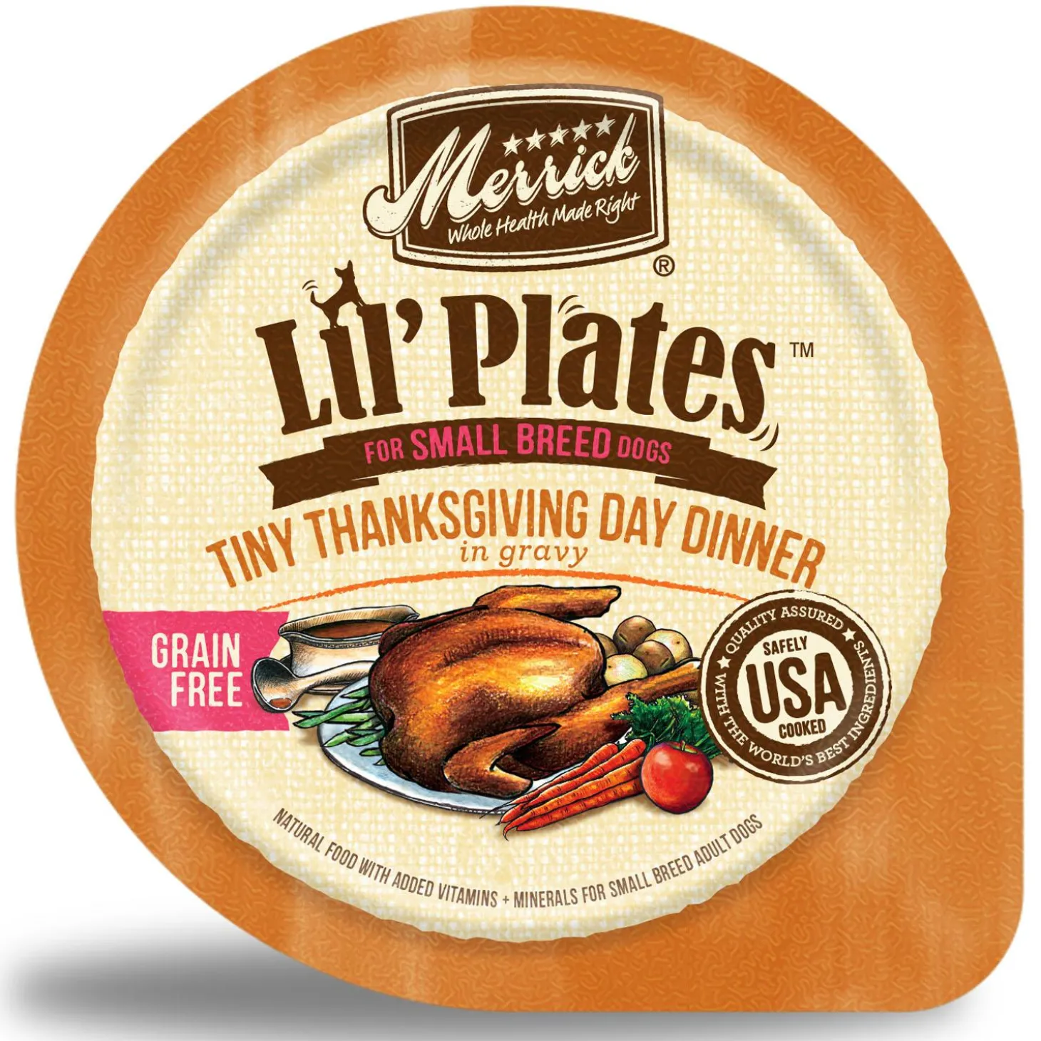 Lil' Plates Tiny Thanksgiving Day Dinner Gravy Small Breed Dog Food