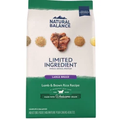 Limited Ingredient Lamb & Brown Rice Recipe Large Breed Adult Dog Food