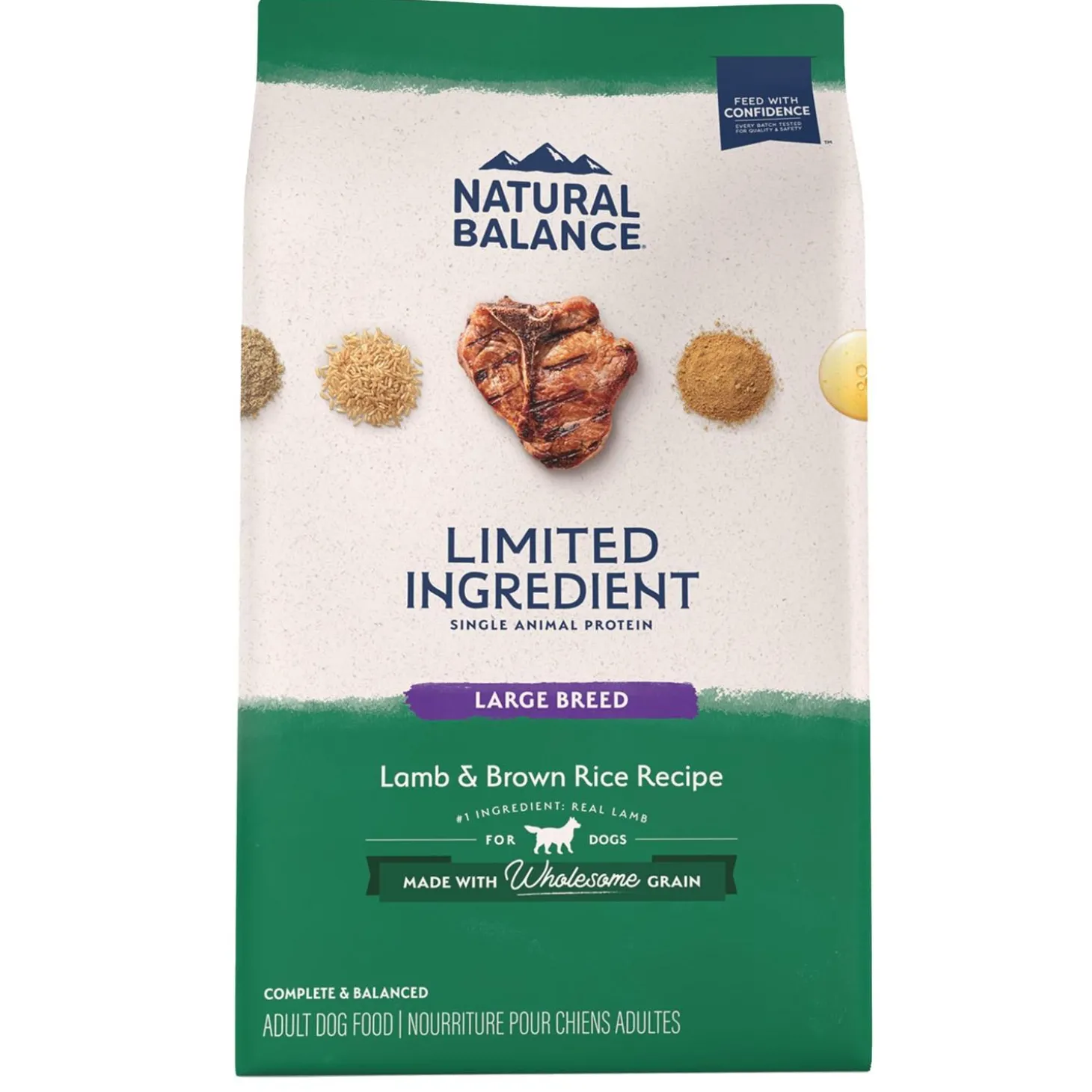 Limited Ingredient Lamb & Brown Rice Recipe Large Breed Adult Dog Food