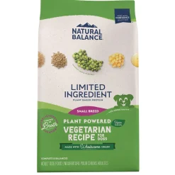 Limited Ingredient Plant Powered Vegetarian Recipe Small Breed Adult Dog Food