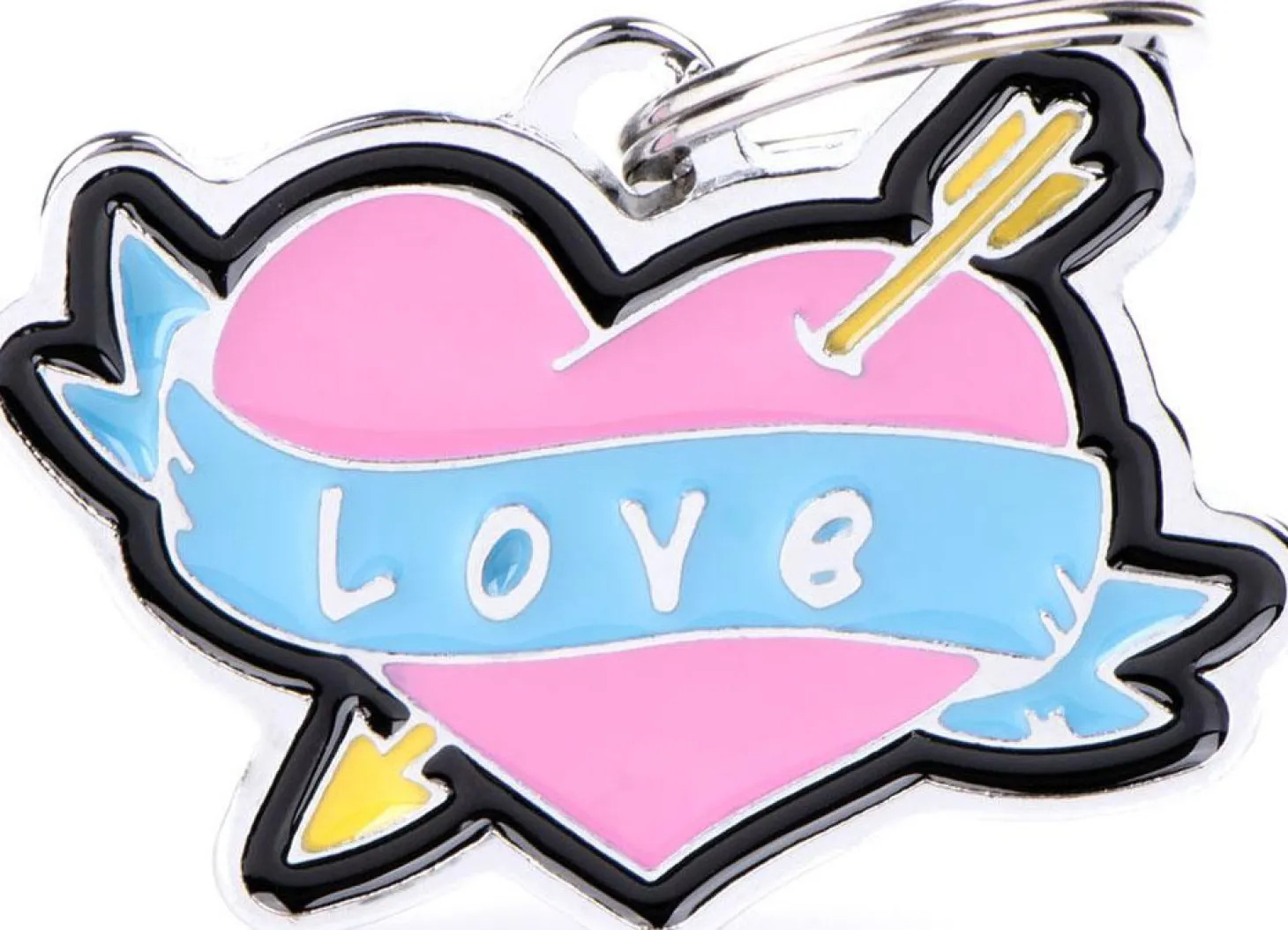 Love Heart ID Tag