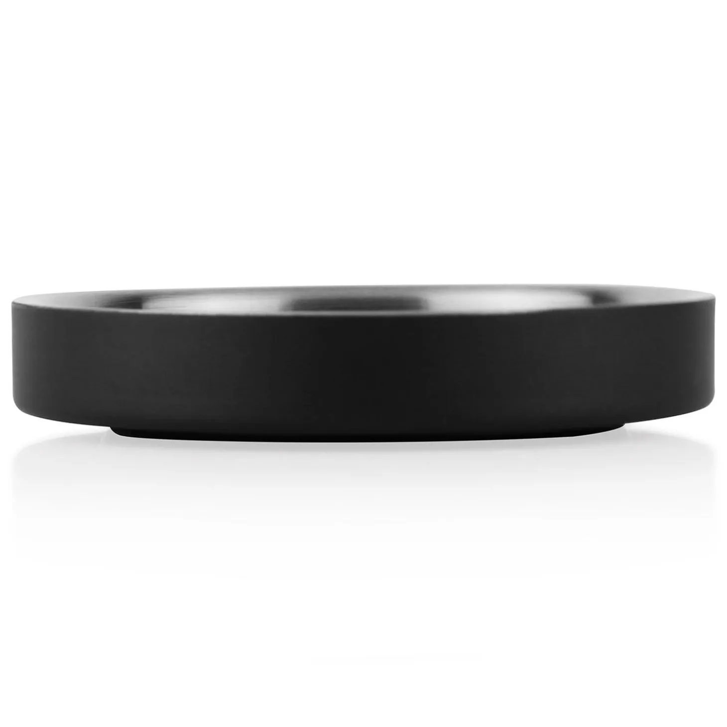 Low Double Wall Black Feeding Bowl