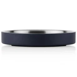 Low Double Wall Navy Feeding Bowl