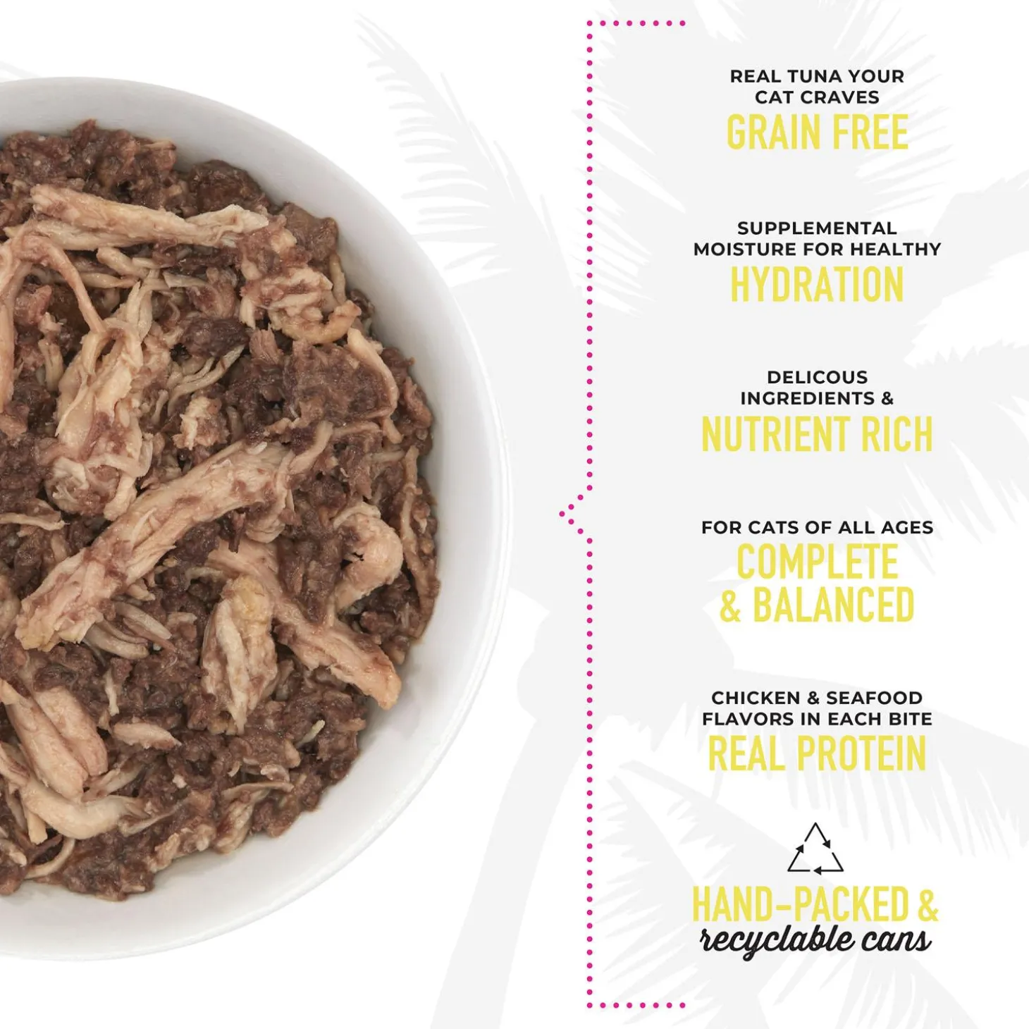 Luau Ahi Tuna & Chicken Recipe in Chicken Consomme Cat Food