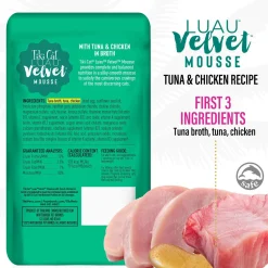 Luau Velvet Mousse Tuna & Chicken in Broth Cat Food