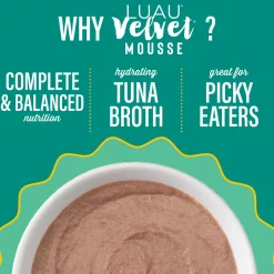 Luau Velvet Mousse Tuna & Chicken in Broth Cat Food