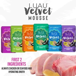 Luau Velvet Mousse Variety Pack Cat Food