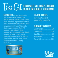Luau Wild Salmon & Chicken Recipe in Chicken Consomme Cat Food