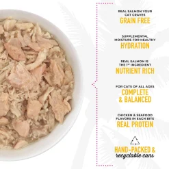 Luau Wild Salmon & Chicken Recipe in Chicken Consomme Cat Food